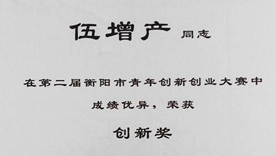 衡陽雙雁運輸機械有限公司創新獎